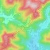 Mappa topografica La Chevetraye, altitudine, rilievo