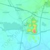 Mappa topografica Gooty, altitudine, rilievo