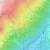 Mappa topografica La Flégère, altitudine, rilievo