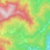 Mappa topografica Botro, altitudine, rilievo