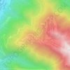 Mappa topografica Grand Paul, altitudine, rilievo
