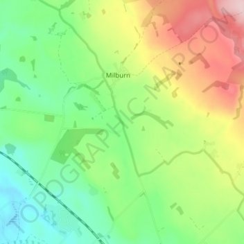 Mappa topografica Gullom Holme, altitudine, rilievo