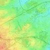 Mappa topografica Doucet, altitudine, rilievo