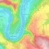 Mappa topografica Geierslay, altitudine, rilievo