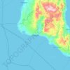 Mappa topografica Maasin, altitudine, rilievo
