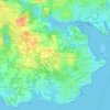 Mappa topografica Kercaves, altitudine, rilievo