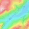 Mappa topografica La Buge, altitudine, rilievo