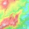 Mappa topografica Tiguib, altitudine, rilievo