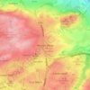 Mappa topografica Nerston Village, altitudine, rilievo