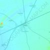Mappa topografica Degana, altitudine, rilievo