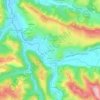Mappa topografica Nauviale, altitudine, rilievo