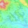Mappa topografica Le Pesquié, altitudine, rilievo