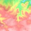 Mappa topografica Judes, altitudine, rilievo