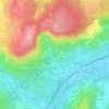 Mappa topografica Santenay-le-Haut, altitudine, rilievo