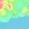 Mappa topografica Asembo, altitudine, rilievo