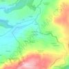 Mappa topografica Val de Miotos, altitudine, rilievo