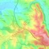 Mappa topografica Casal da Ladeira, altitudine, rilievo