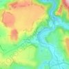 Mappa topografica Beaubac, altitudine, rilievo