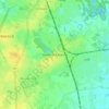 Mappa topografica Kontich-Kazerne, altitudine, rilievo