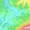 Mappa topografica Süderen, altitudine, rilievo