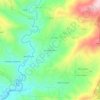 Mappa topografica Fontão Fundeiro, altitudine, rilievo