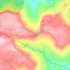 Mappa topografica Bataan, altitudine, rilievo