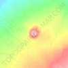 Mappa topografica Eve Cone, altitudine, rilievo