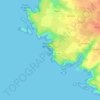 Mappa topografica Aiguilles Rocheuses de Port-Coton, altitudine, rilievo