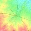 Mappa topografica Palladam, altitudine, rilievo