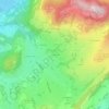 Mappa topografica Les Bourins, altitudine, rilievo