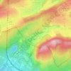 Mappa topografica Les Sardons, altitudine, rilievo