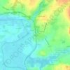 Mappa topografica Le Pierret, altitudine, rilievo