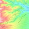 Mappa topografica Bernad, altitudine, rilievo