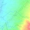 Mappa topografica Matab-ang, altitudine, rilievo