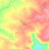 Mappa topografica Cachoeira, altitudine, rilievo