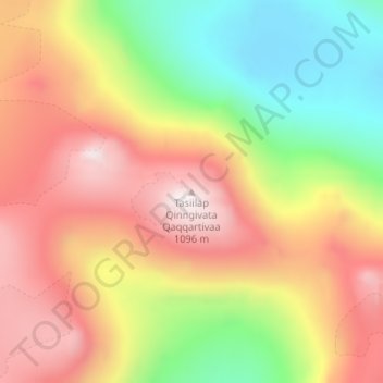 Mappa topografica Vegas Fjeld, altitudine, rilievo