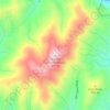 Mappa topografica Jackson Line Mountain, altitudine, rilievo