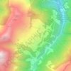 Mappa topografica Tenna, altitudine, rilievo