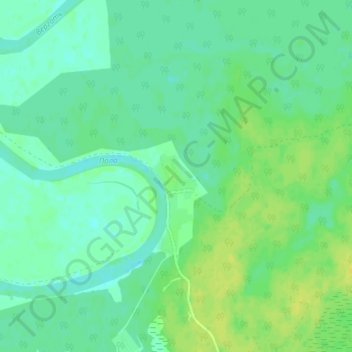 Mappa topografica Тулитово, altitudine, rilievo