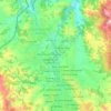 Mappa topografica Los Acacios, altitudine, rilievo