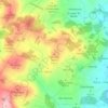 Mappa topografica Coto dos Teixos, altitudine, rilievo