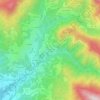 Mappa topografica Mochignano di Sotto, altitudine, rilievo