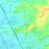 Mappa topografica Mahabang Parang, altitudine, rilievo