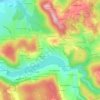 Mappa topografica Le Terme Bas, altitudine, rilievo