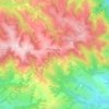 Mappa topografica La Merlaterie, altitudine, rilievo
