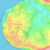 Mappa topografica Le Pré Bellet, altitudine, rilievo