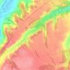 Mappa topografica Feugasses, altitudine, rilievo