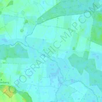 Mappa topografica Groß Petershagen, altitudine, rilievo