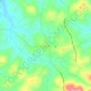 Mappa topografica Pulpally, altitudine, rilievo