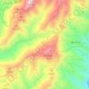 Mappa topografica Los Eriales, altitudine, rilievo